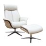 G Plan G Plan Lund Swivel Chair & Stool Set