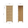 Aldiss Own Stiffkey 5 Drawer Narrow Chest in Oak