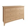 Aldiss Own Stiffkey 6 Drawer Chest in Oak