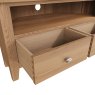 Aldiss Own Stiffkey Corner TV Unit in Oak