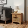 Hastings 1 Drawer 1 Basket Unit in Oak