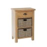 Aldiss Own Hastings 1 Drawer 2 Basket Unit in Oak