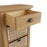 Hasting Collections Hastings 1 Drawer 3 Basket Unit in Oak