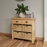 Hastings 2 Drawer 4 Basket Unit in Oak