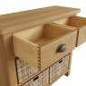 Hasting Collections Hastings 2 Drawer 4 Basket Unit in Oak