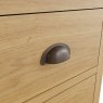 Aldiss Own Hastings Editions 5 Drawer Narrow Chest in Oak