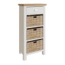 Hasting Collections Hastings 1 Drawer 3 Basket Unit in Stone