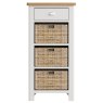 Hasting Collections Hastings 1 Drawer 3 Basket Unit in Stone