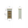 Hasting Collections Hastings 1 Drawer 3 Basket Unit in Stone