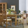 Norfolk Oak 1.25 Extending Dining Table and 4 Chairs
