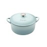 Denby Pavilion Cast Iron Round Casserole 24cm