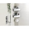 Joseph Joseph Joseph Joseph EasyStore Corner Shower Caddy 2pack White