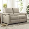 Spencer 2 Seater Power Recliner In Silver Grey Fabric lifestyle image of the sofa