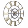 Thomas Kent 24" Evening Star Brass Wall Clock