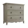 Willis & Gambier Camille Bedroom 3 Drawers Chest front angle on a white background