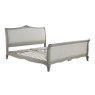Willis & Gambier Camille Bedroom High End Double Bedstead side angle of the bed frame on a white background
