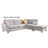 Lebus Ashton Small Corner Sofa with Chaise Footstool