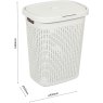 Addis Rattan Hamper 50L Calico