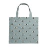 Bees Teal Folding shopping Bag