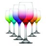 Simply Home Set of 6 Ombre Wine Glasses