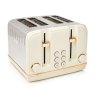 Haden Salcombe Cream & Copper 4 Slices toaster