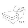Alpha Designs Henderson Chaise Section