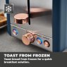 Tower Tower Cavaletto 2 Slice Toaster Blue