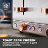 Tower Tower Cavaletto 4 Slice Toaster Blue