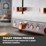 Tower Tower Cavaletto 4 Slice Toaster Grey