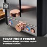 Tower Tower Cavaletto 2 Slice Toaster Black