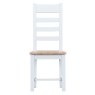 Aldiss Own Tenby Ladder Back Chair Wooden Off White