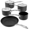 Stellar Hard Anodised 5 Piece Non Stick Pan Set