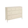Ercol Salina 4 Drawer Wide Chest Angle