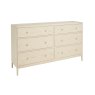 Ercol Salina 6 Drawer Wide Chest Angled