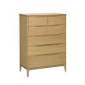 Ercol Ercol Rimini 6 Drawer Tall Wide Chest