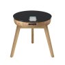 San Francisco Smart Lamp Table Glass Top