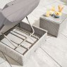 Nova Rhodes Sun Lounger Set in White Wash