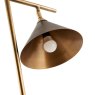 Pacific Lighting Zeta Black & Antique Brass Table Lamp