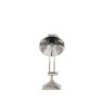 Pacific Lighting Kensington Nickel Metal Arched Arm Table Lamp