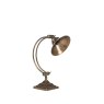 Kensington Antique Brass Metal Arched Arm Table Lamp