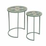 Set of 2 Cancun Iron side tables