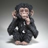 Edge Edge Baby Chimpanzee 'Hear No Evil' Sculpture