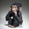 Edge Edge Sculptures - Baby Chimpanzee 'Hear No Evil'