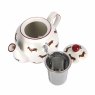 London Pottery Dog 4 cup tea pot open strainer