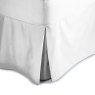 Belledorm White 200 Thread Count Plain Dyed Valance