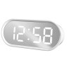 Acctim Cuscino White Alarm Clock Angle