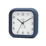 Acctim Carter Suede Blue Alarm Clock Angled