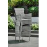 LifestyleGarden Aruba 4 seater dining set with Stacking chairs