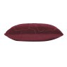 Angeles Floral Velvet Cushion Berry Side View