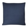 Angeles Floral Velvet Cushion Navy Back View